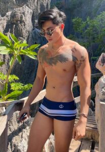 Mj-Coloma-กางเกงลาย Mj-Coloma-กางเกงลาย