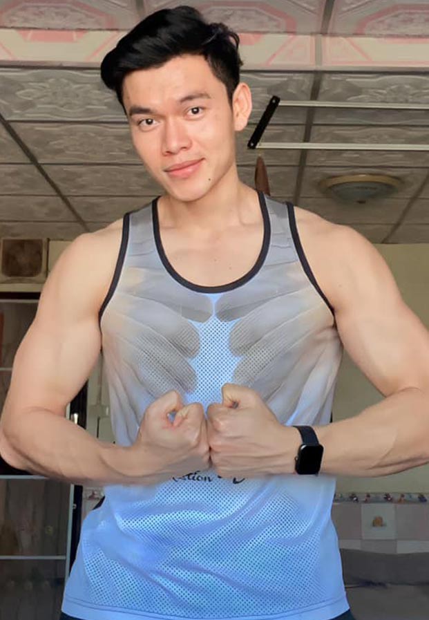 Sarawut Chakhu หนุ่มหล่อ กล้ามแน่น ดีกรีเทรนเนอร์สุดเท่