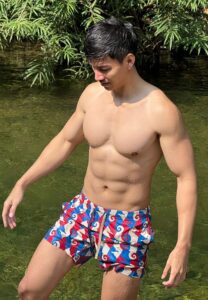 Stay-a-While-กางเกงลาย Stay-a-While-กางเกงลาย