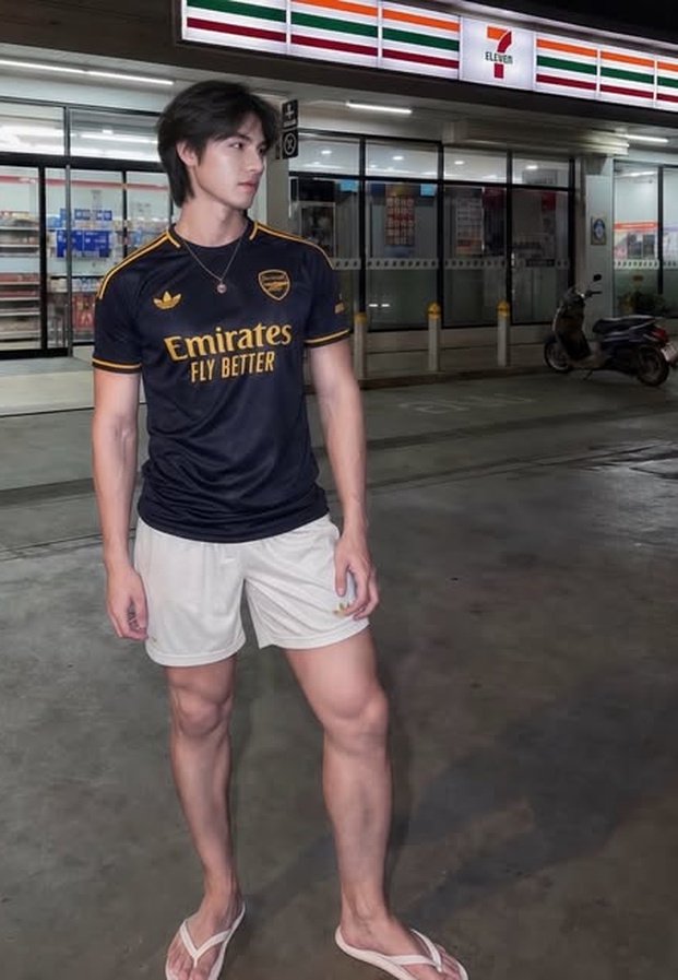 ลุคเท่ริมสระว่ายน้ำสุขภาพดี โชว์หุ่นนักกีฬา